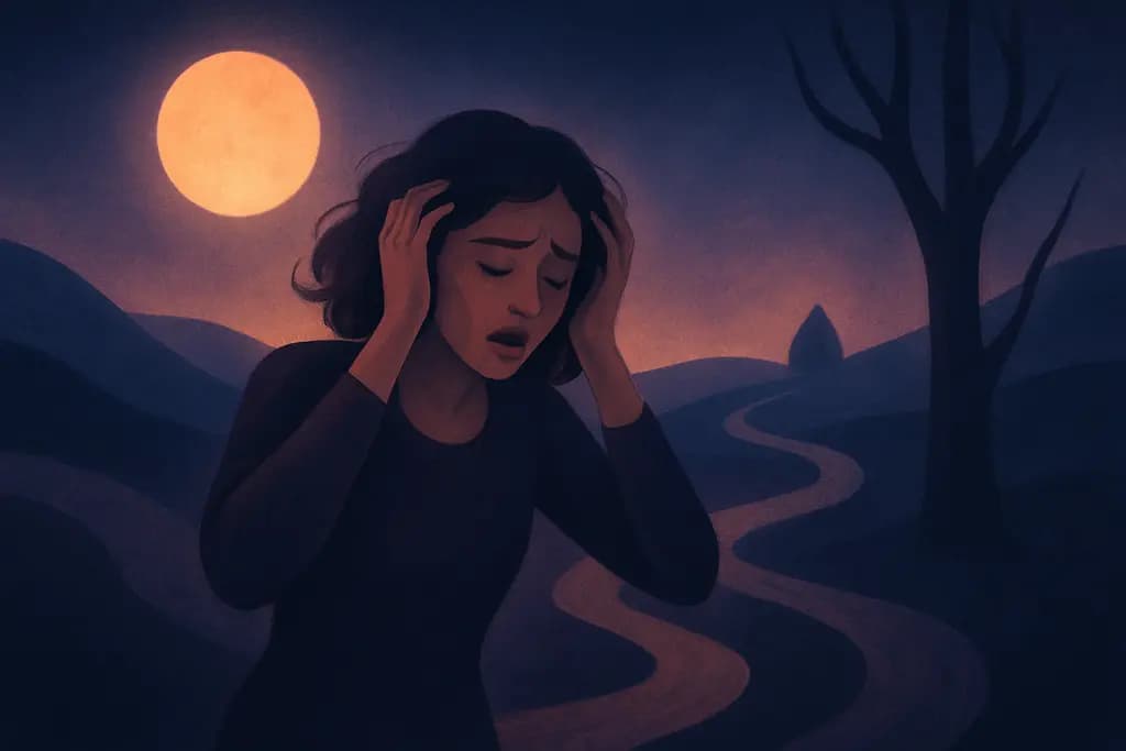 Dream illustration: Being Lost