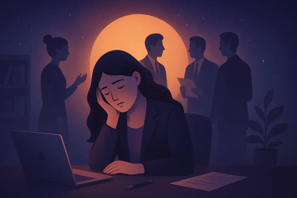 Dream illustration: Being overlooked for recognition