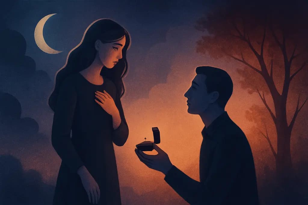 Dream illustration: Being Proposed To by a Stranger