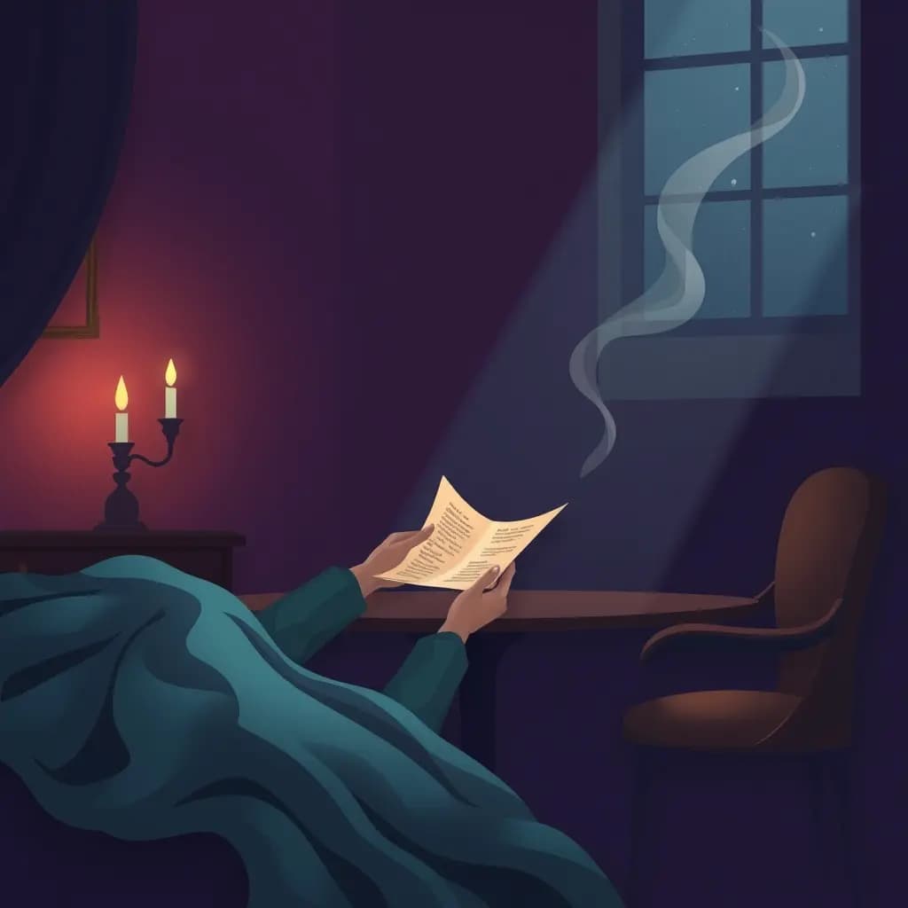 Dream illustration: Being served unknown papers