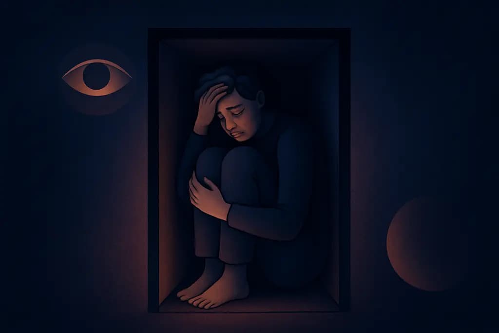 Dream illustration: Being Trapped in a Small Space