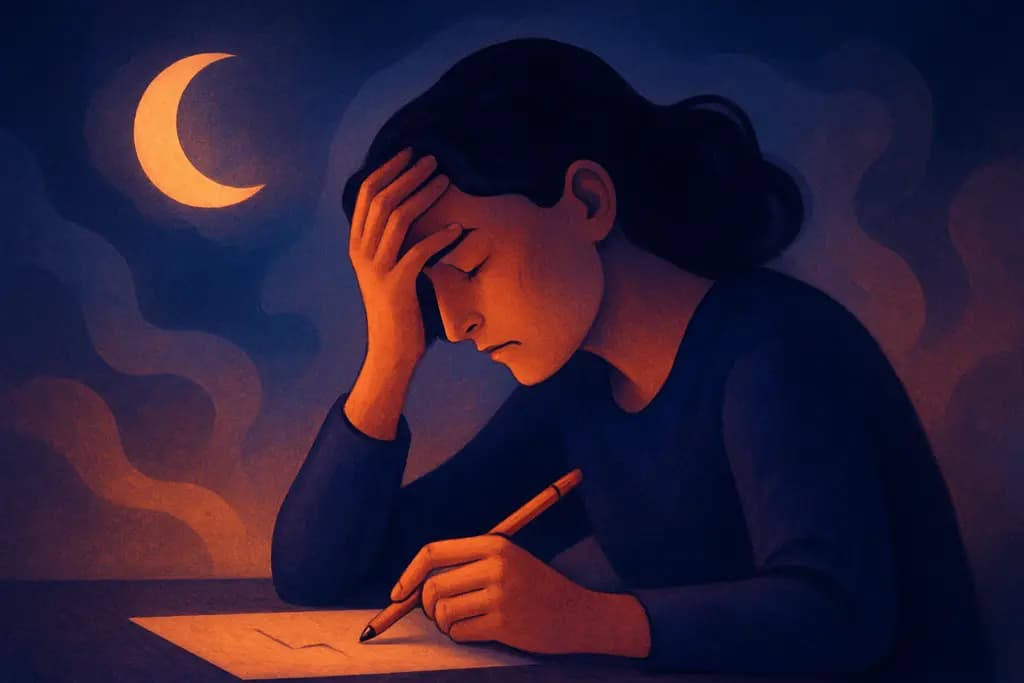 Dream illustration: Being unable to finish a simple task