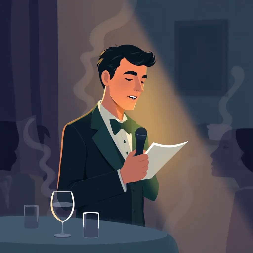 Dream illustration: Best man forgets speech