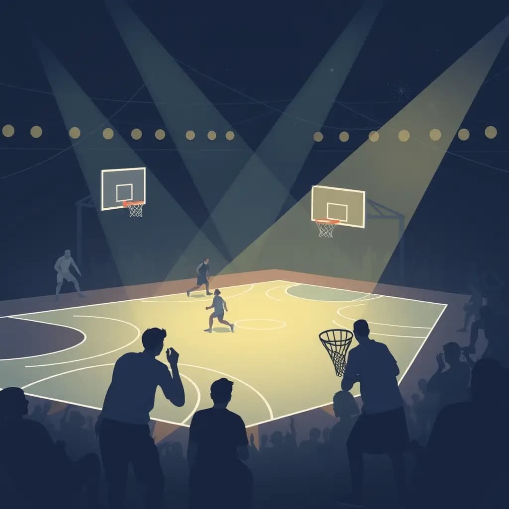 Dream illustration: Betting on a Basketball Game
