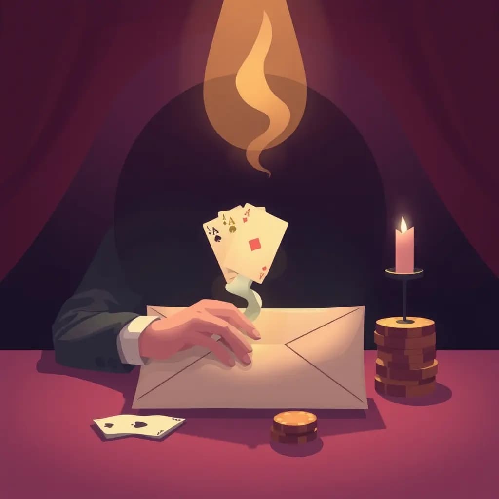 Dream illustration: Betting on a sealed envelope