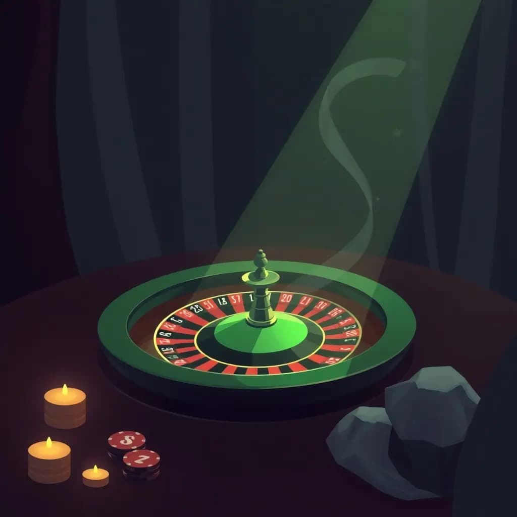 Dream illustration: Betting on Green in Roulette