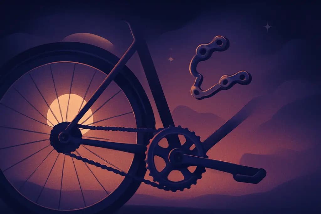 Dream illustration: Bicycle Chain Falling Off