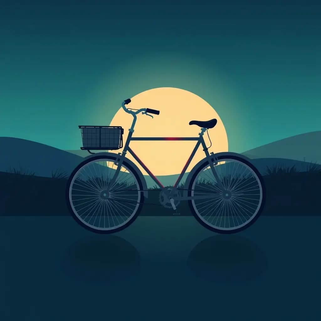 Dream illustration: Bicycle with no brakes