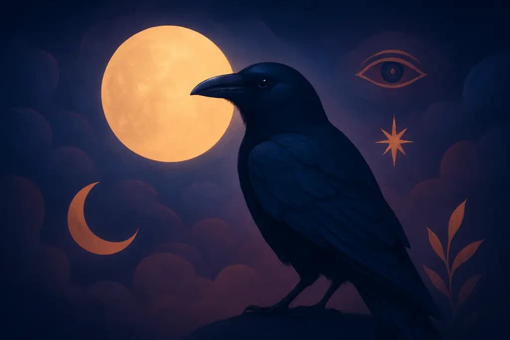 Dream illustration: Black Crow or Raven