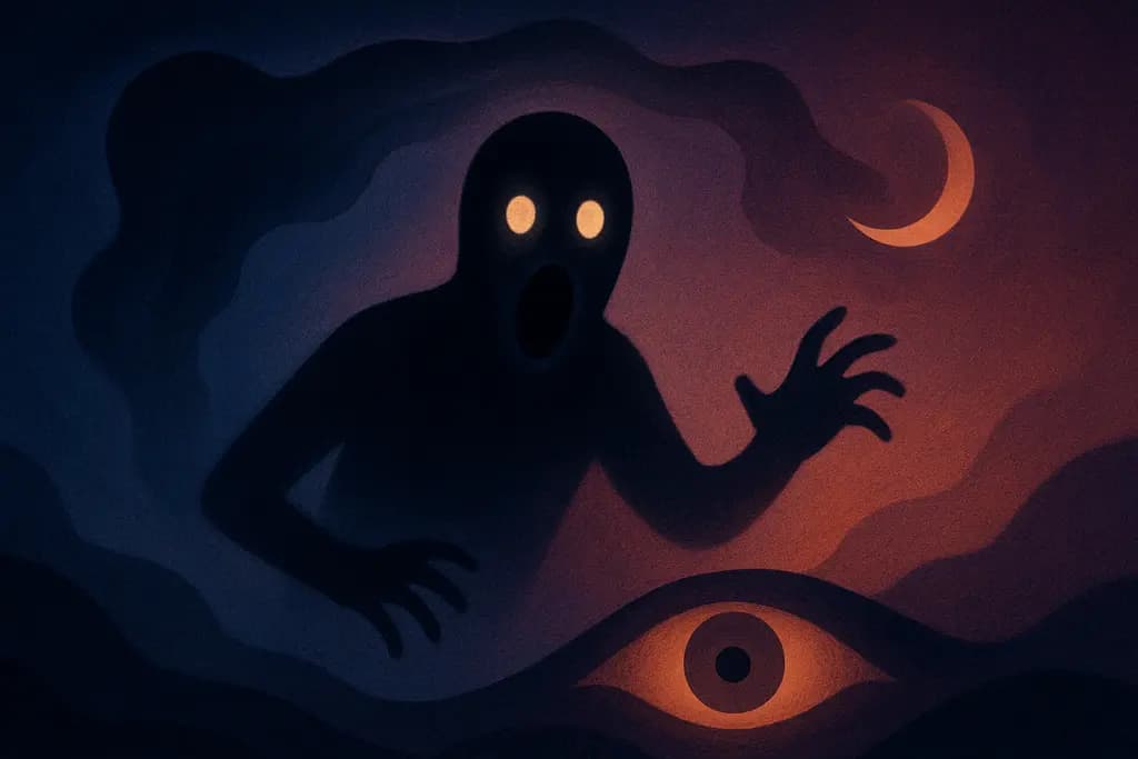 Dream illustration: black Jumpscares