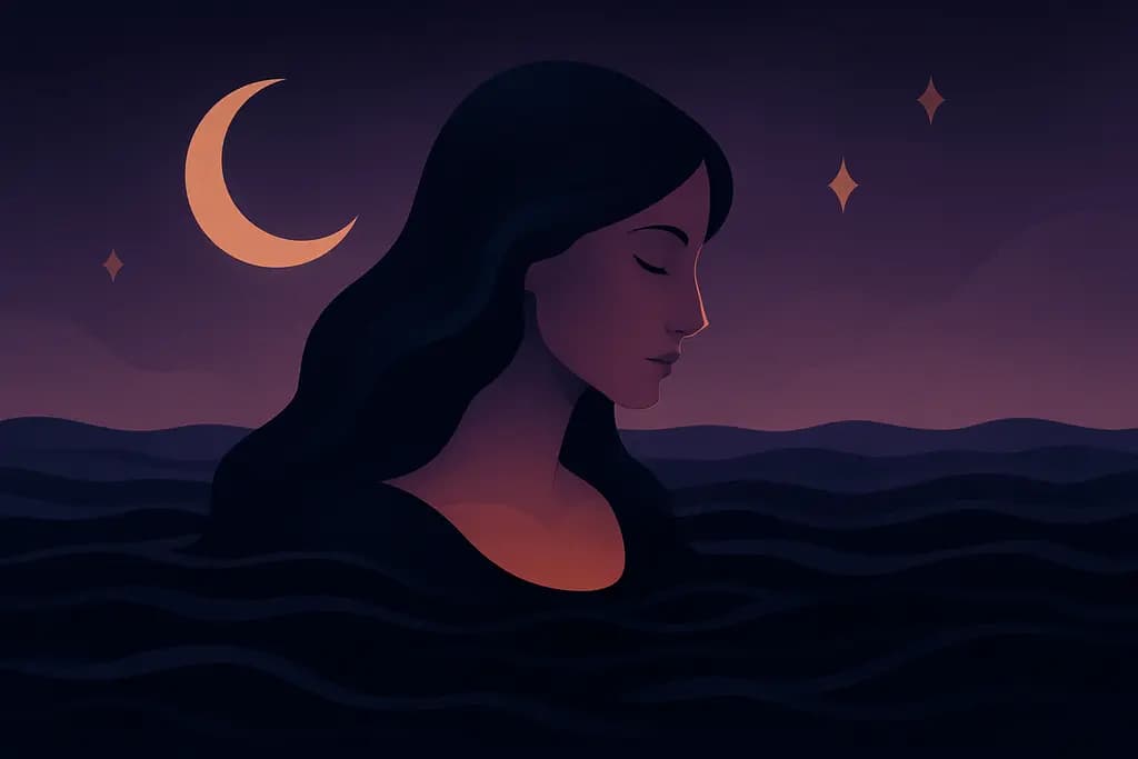 Dream illustration: Black Water