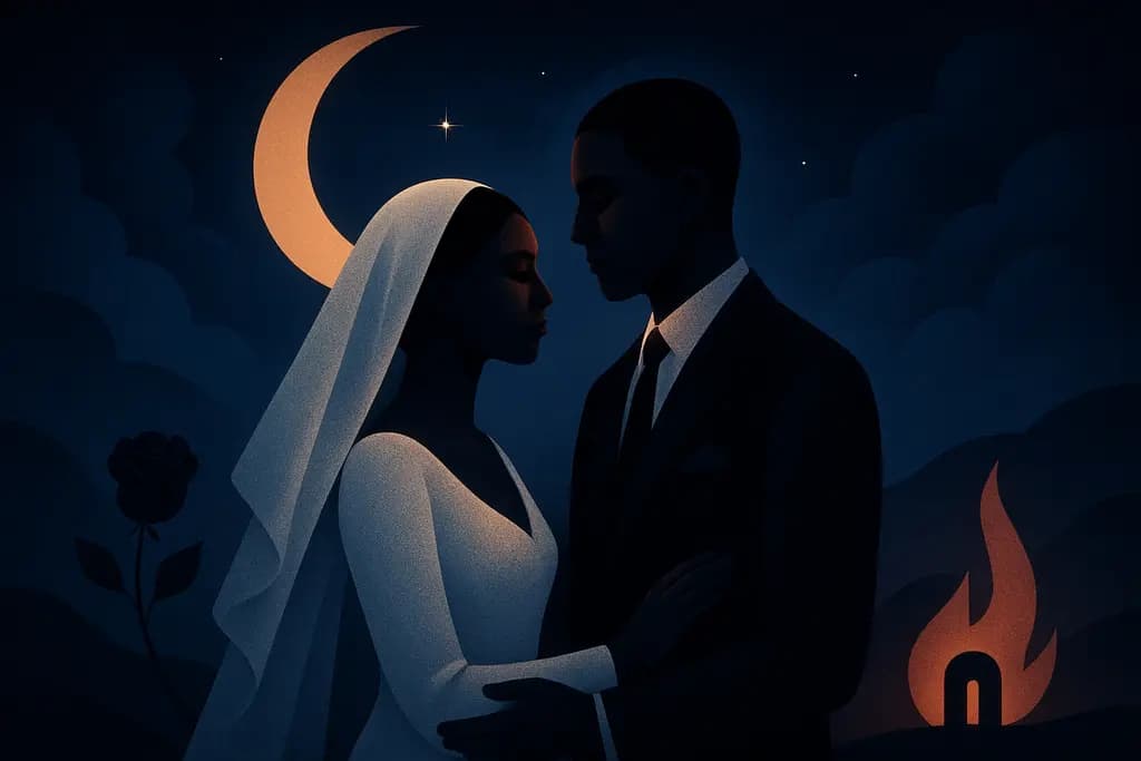Dream illustration: black weddings