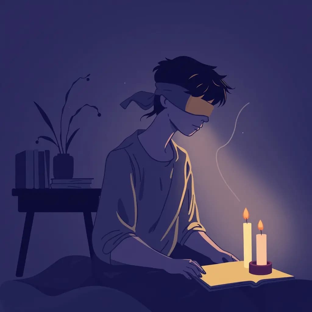Dream illustration: Blindfolded practical test