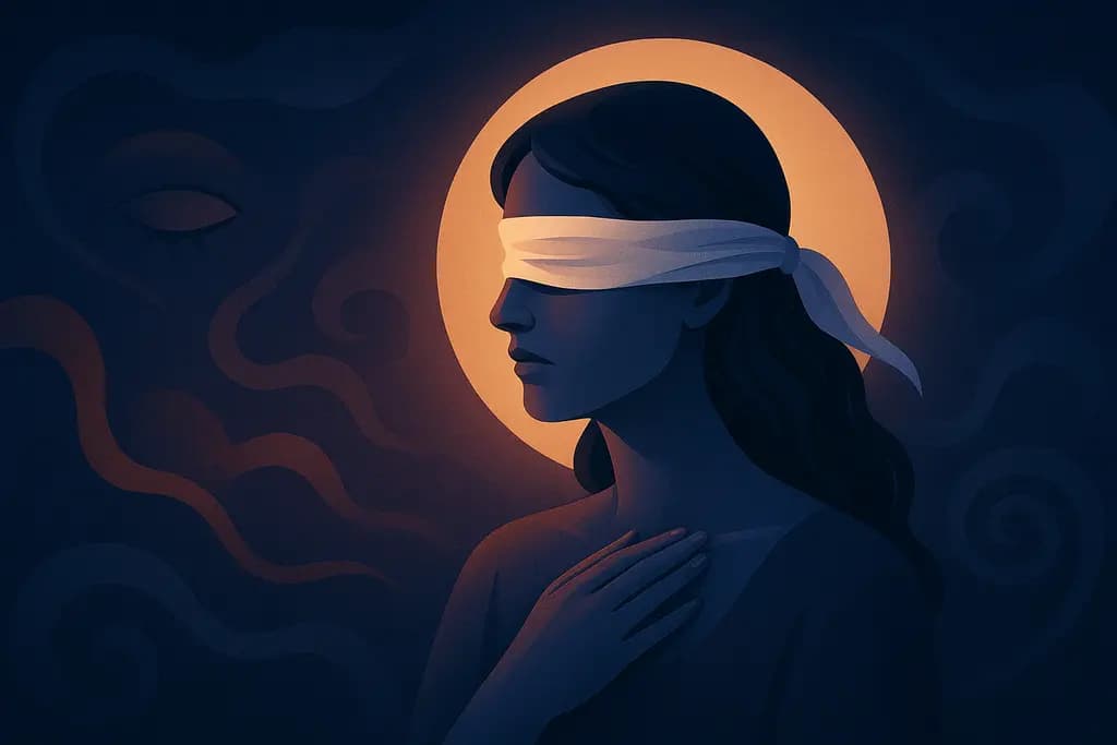 Dream illustration: Blindfolded vision