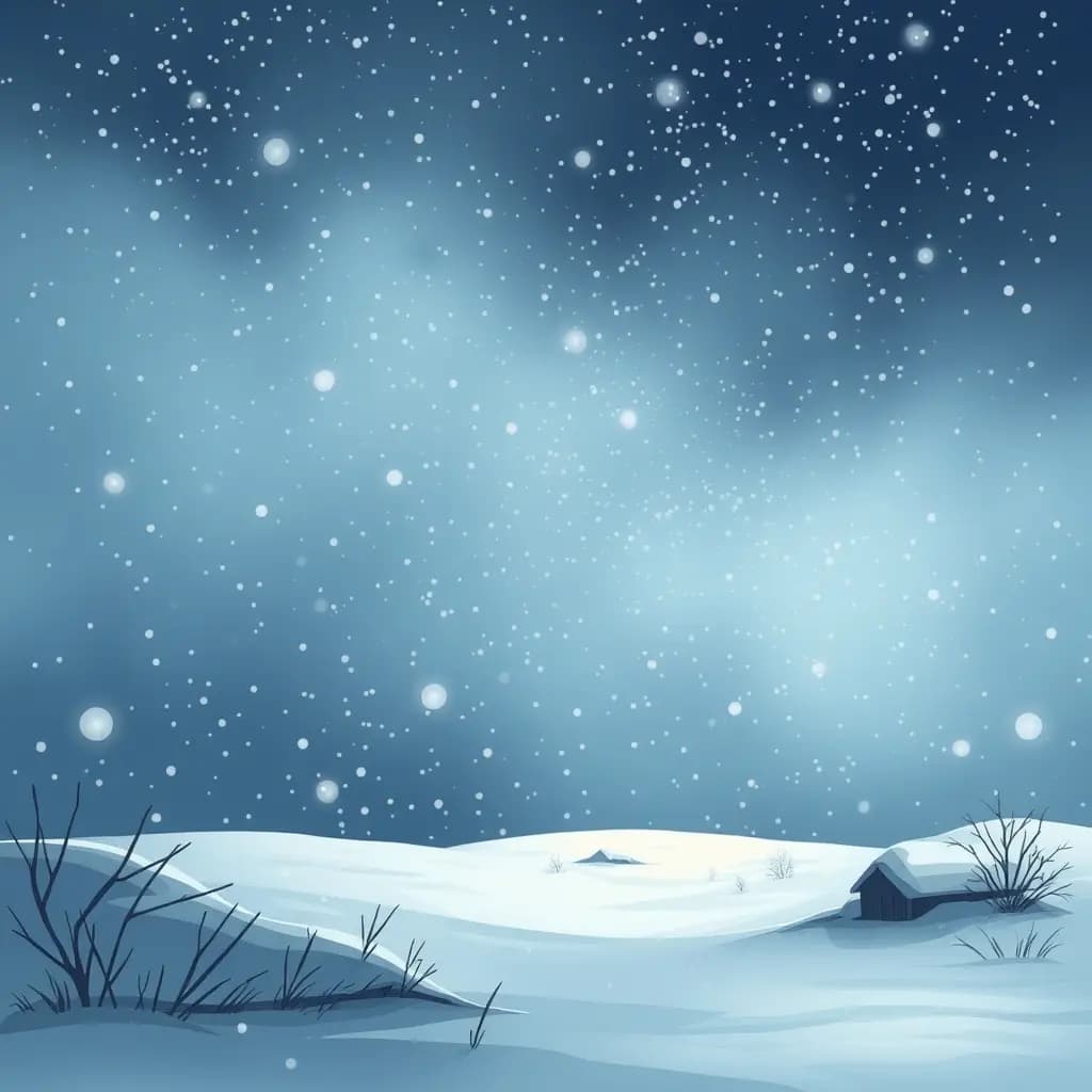 Dream illustration: Blinding Snow Squall
