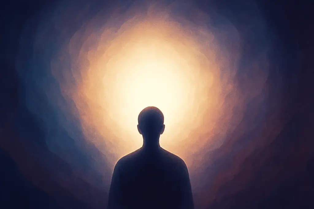 Dream illustration: Blinding white light or surrounding glow
