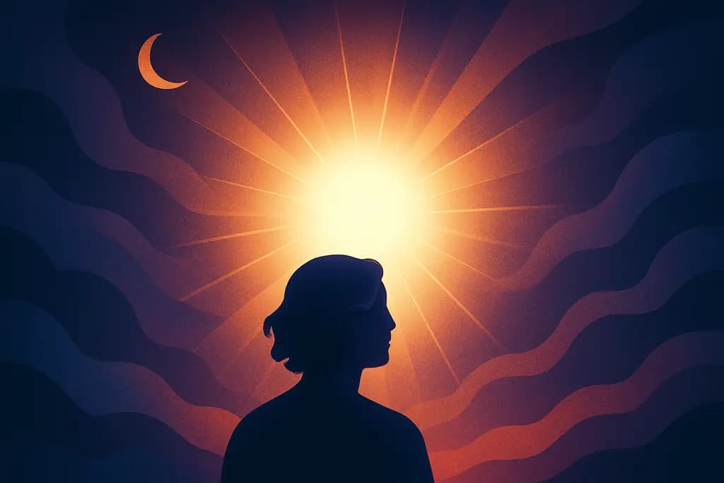 Dream illustration: Blinding White Light