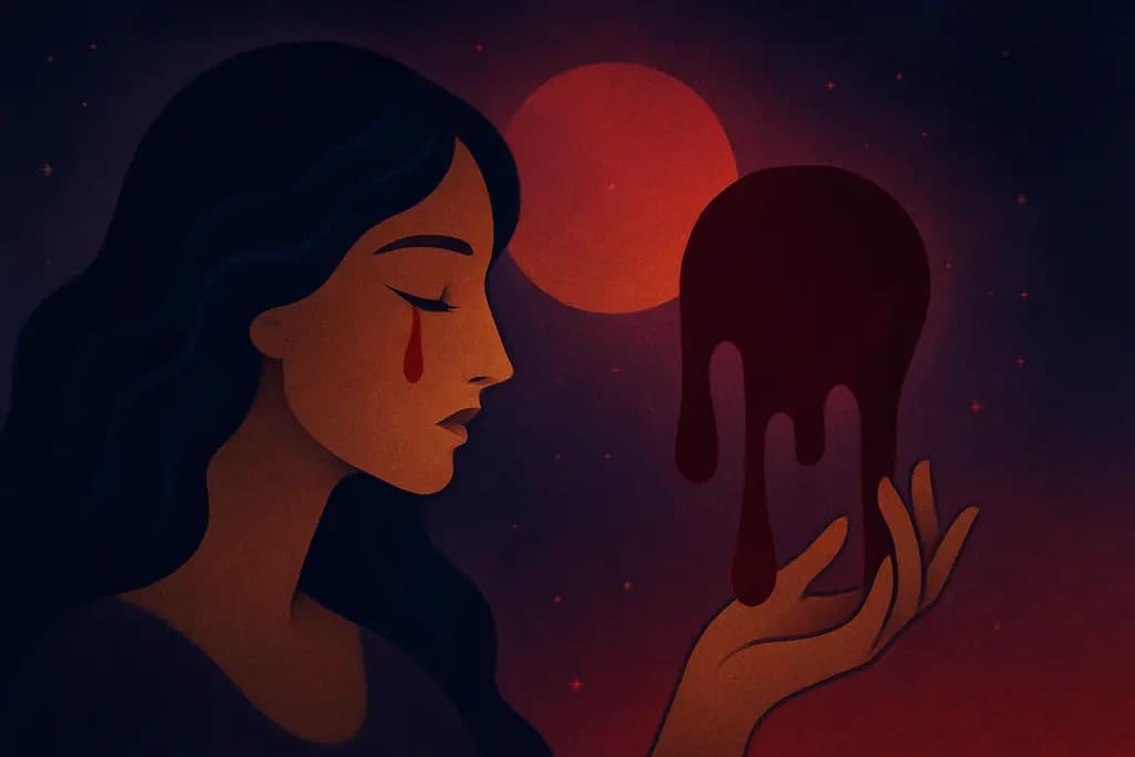 Dream illustration: Blood