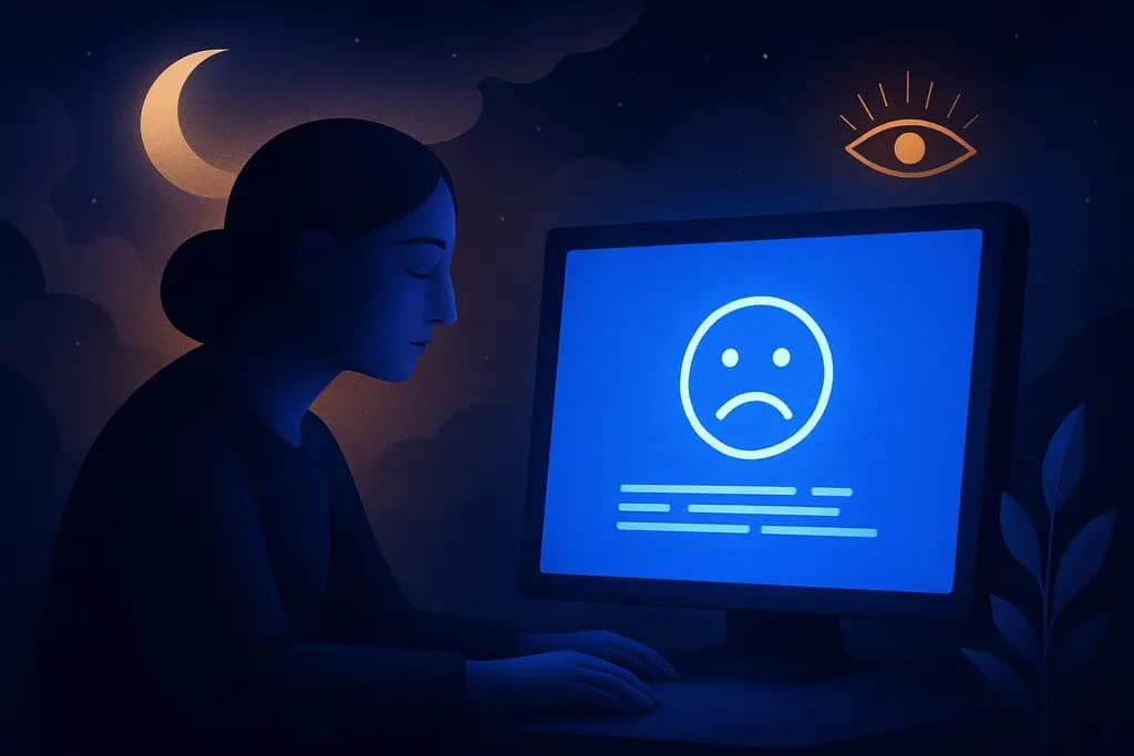 Dream illustration: Blue Screen of Doom