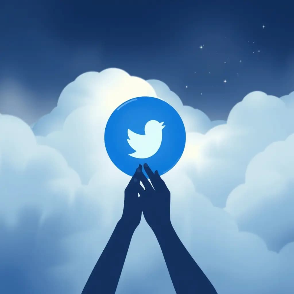 Dream illustration: Blue Tick That Fades
