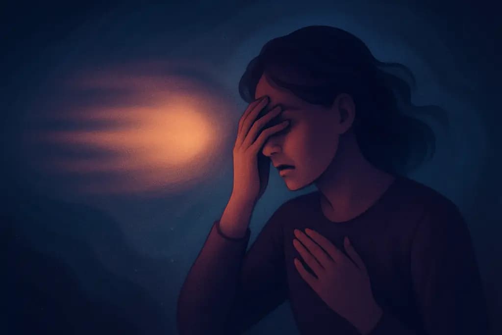 Dream illustration: blurred vision attacking me dream