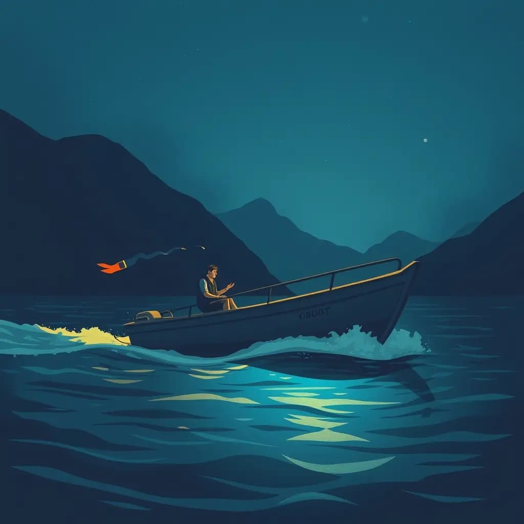 Dream illustration: Boat losing power