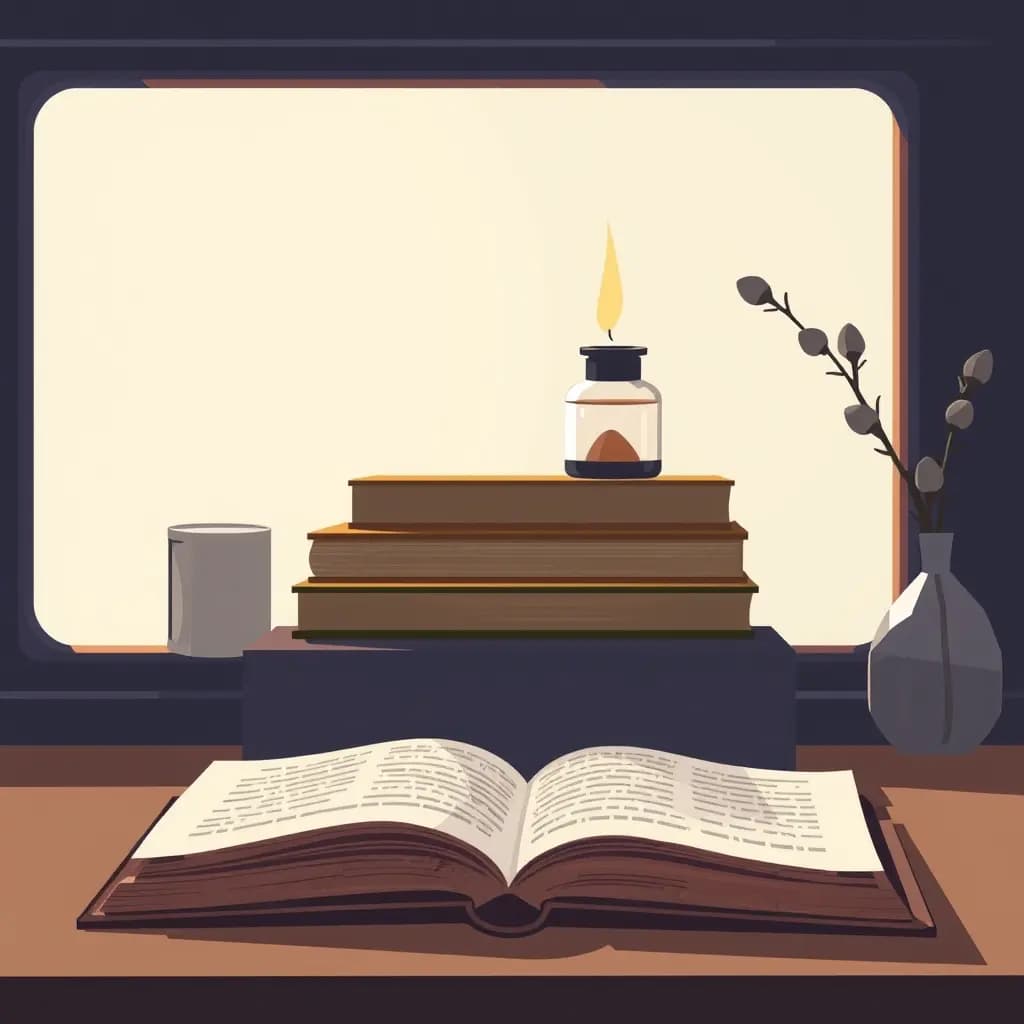 Dream illustration: Books That Smell Like Home
