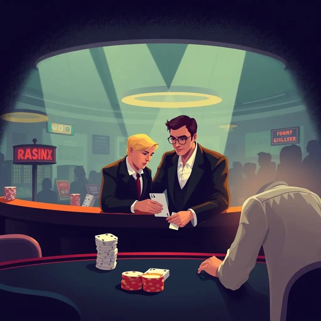 Dream illustration: Your Boss as the Casino Dealer