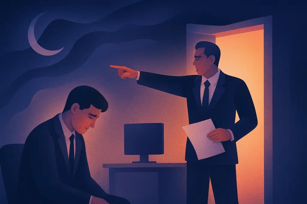 Dream illustration: Boss firing you