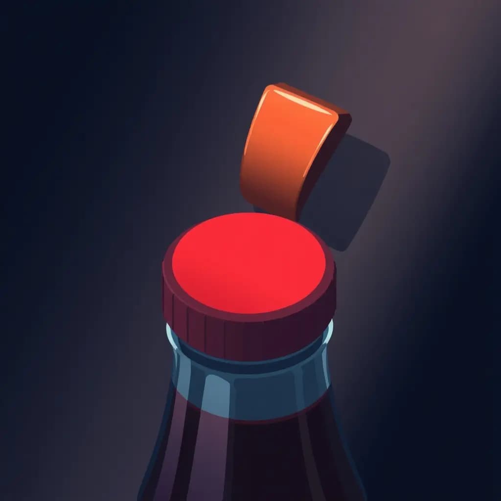 Dream illustration: Bottle cap won't open
