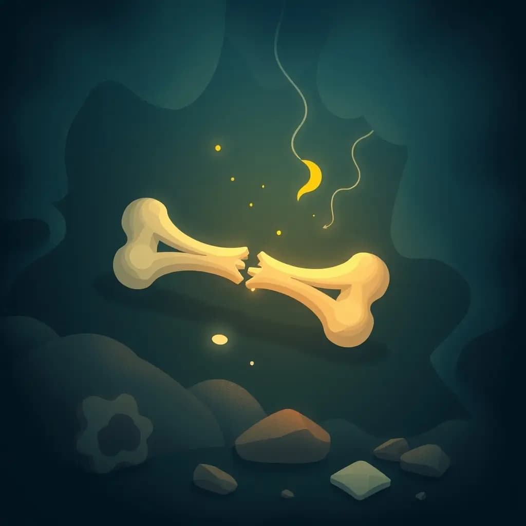 Dream illustration: Breaking a bone