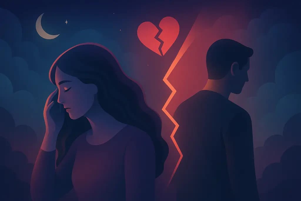 Dream illustration: Breaking up in a dream