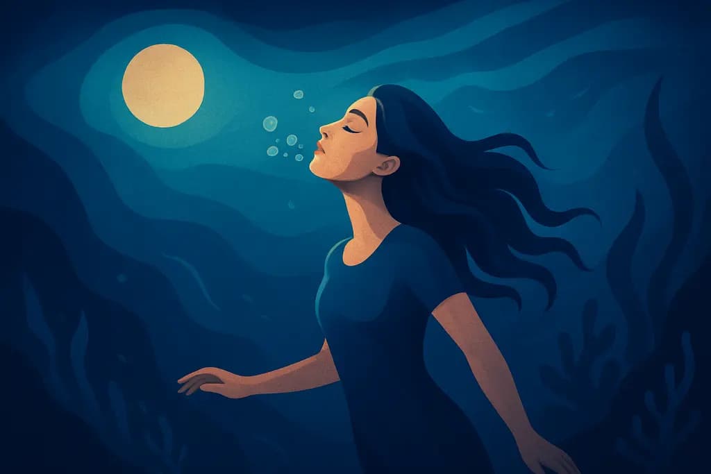 Dream illustration: Breathing underwater