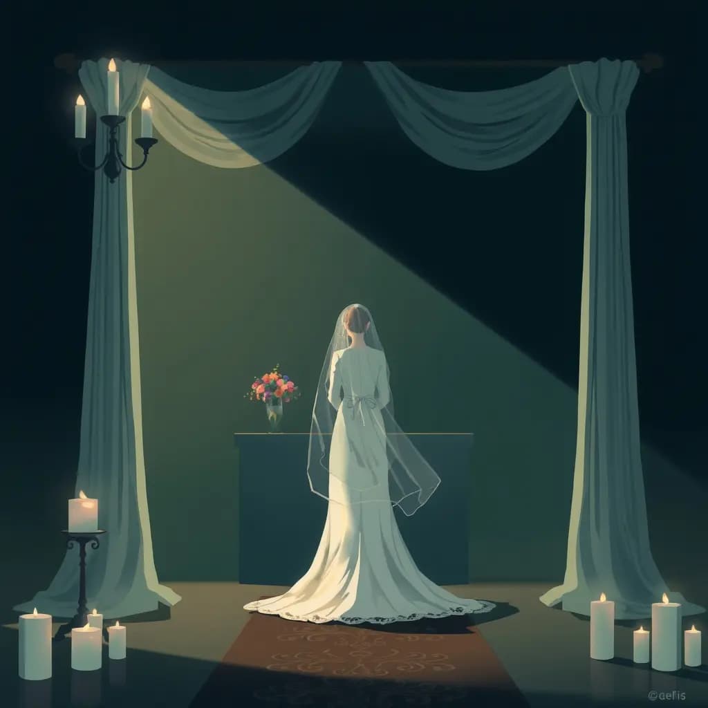 Dream illustration: Bride leaves altar