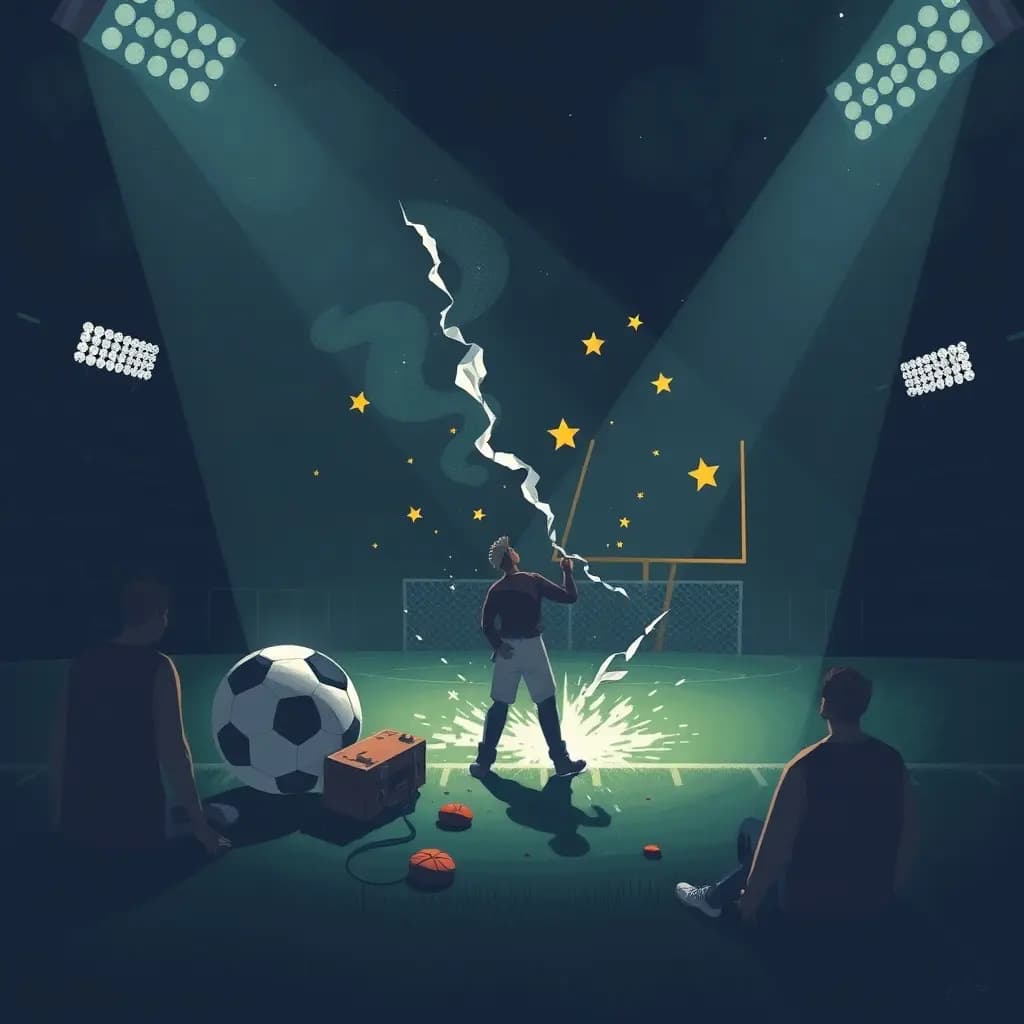 Dream illustration: Broken Equipment at Game Time