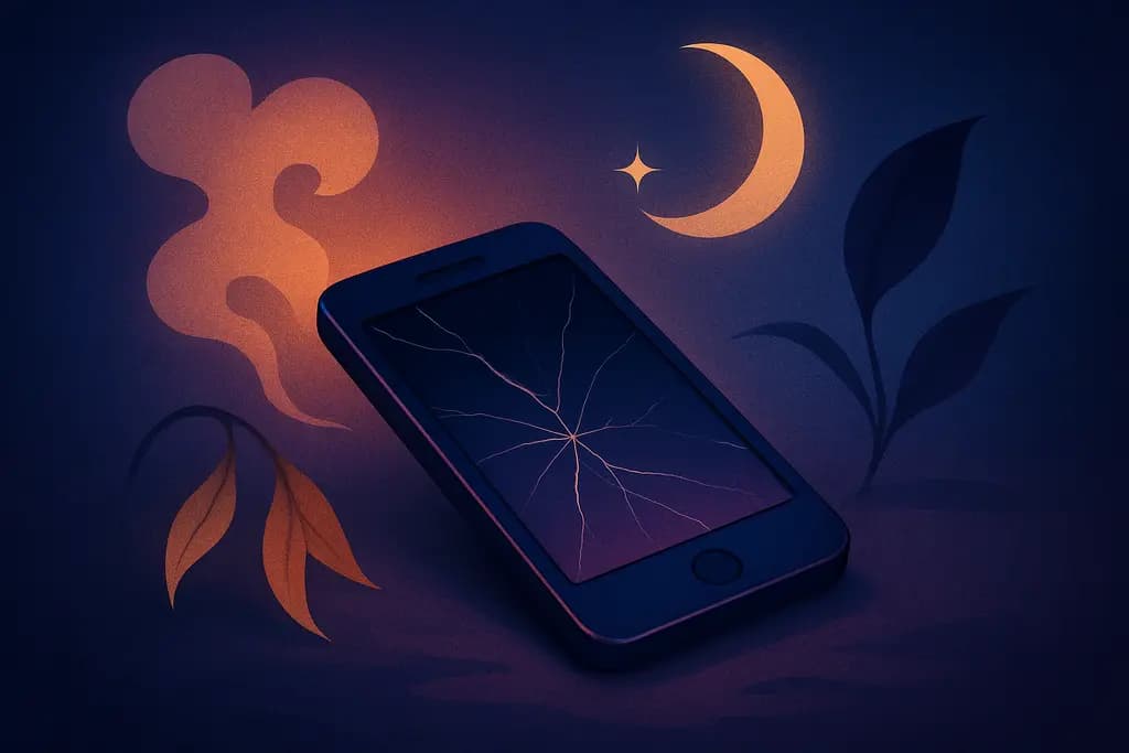 Dream illustration: Broken phone or lost phone