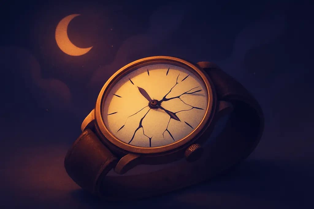 Dream illustration: Broken watch