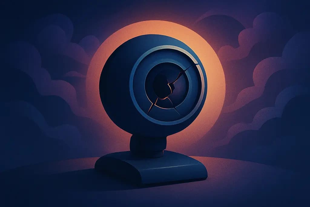 Dream illustration: Broken Webcam