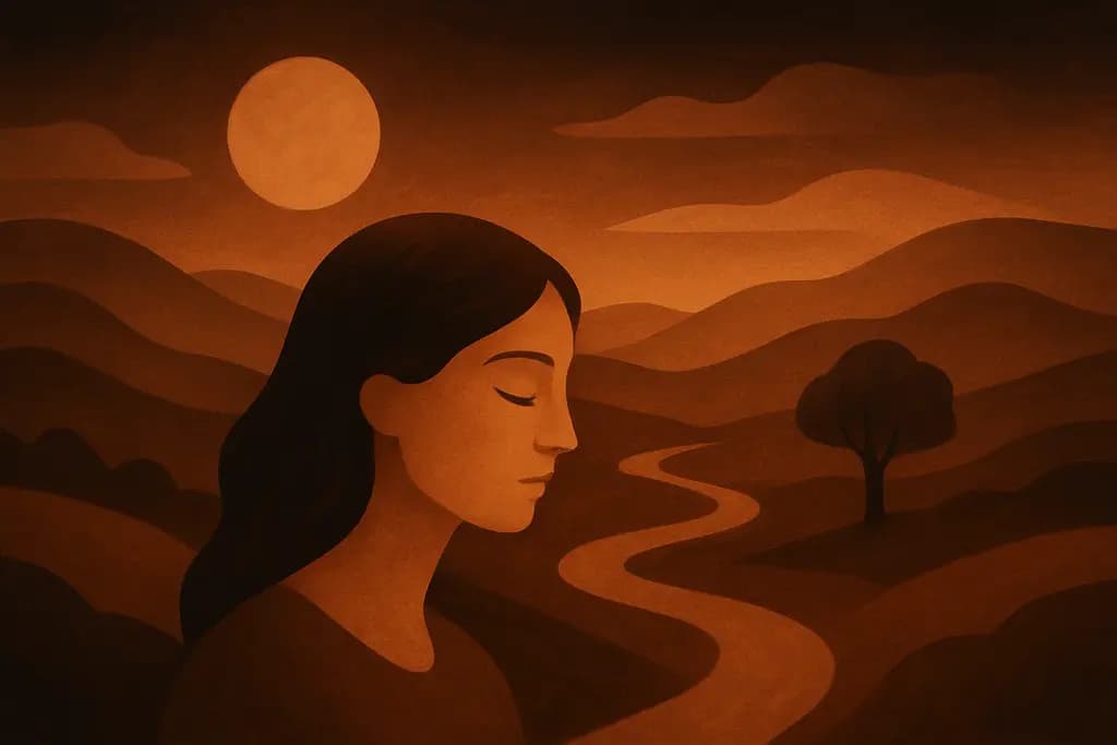 Dream illustration: Brown Landscapes or Earth Tones