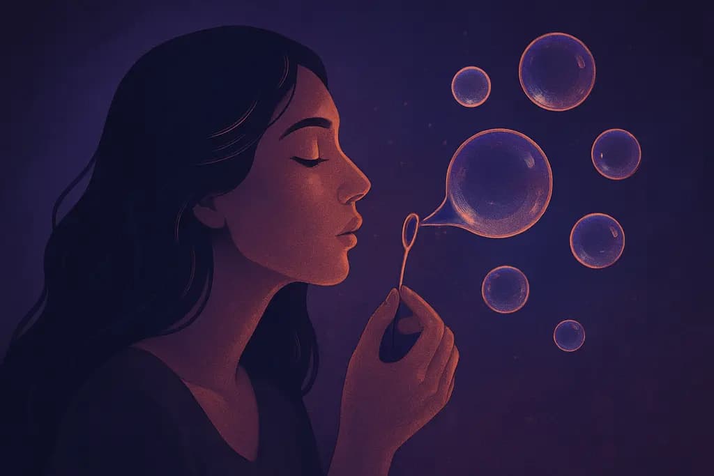 Dream illustration: Bubbles