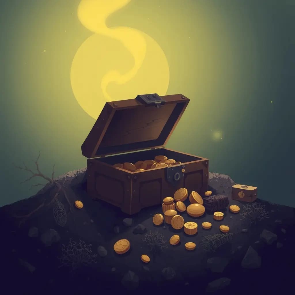 Dream illustration: Buried treasure
