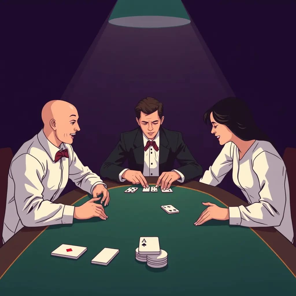 Dream illustration: Making a Business Decision at a Poker Table