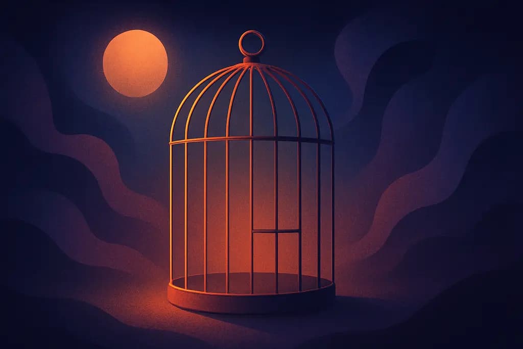 Dream illustration: Cages