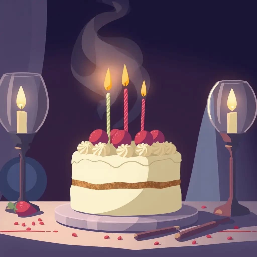 Dream illustration: Cake never finishes baking
