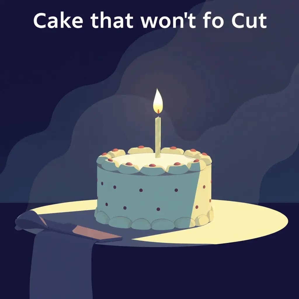 Dream illustration: Cake That Won't Be Cut
