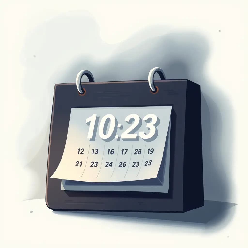 Dream illustration: Calendar shows impossible date
