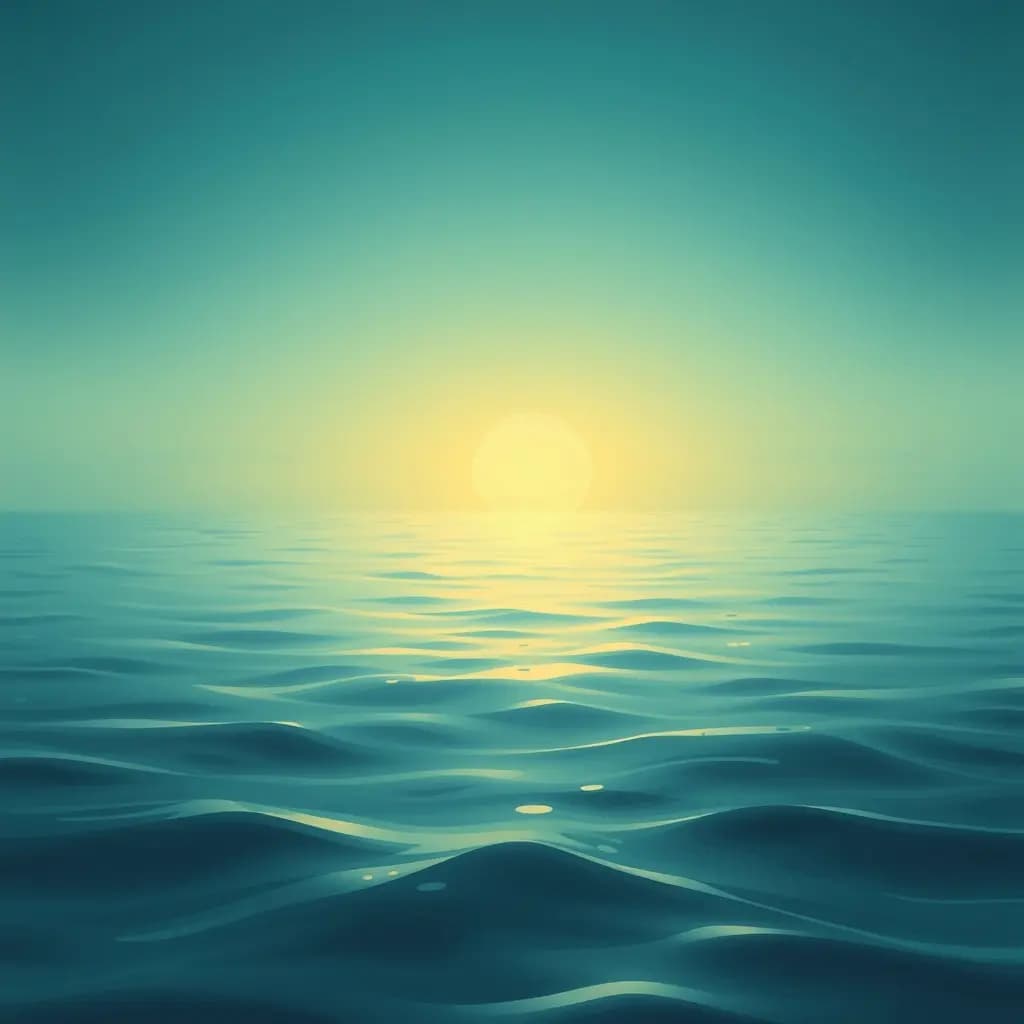 Dream illustration: Calm ocean