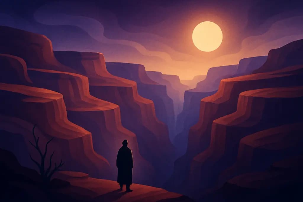 Dream illustration: Canyons