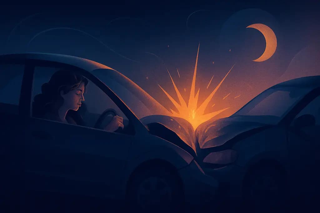 Dream illustration: Car Crash