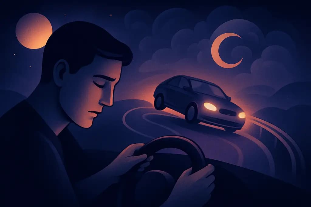 Dream illustration: Car Out of Control
